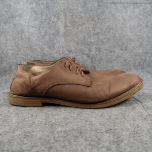 Old Navy Shoes Mens 11 Derby Oxford Dress Brown Fabric Lace Up Work Casual